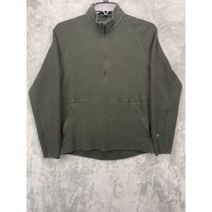 Lemon Men's Olive Zip Up Sweater